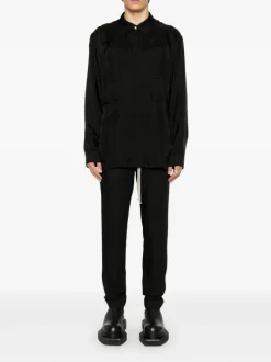 Pants>RICK OWENS Drawstring Slim Long Pantaloni