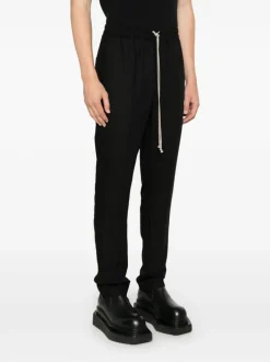Pants>RICK OWENS Drawstring Slim Long Pantaloni