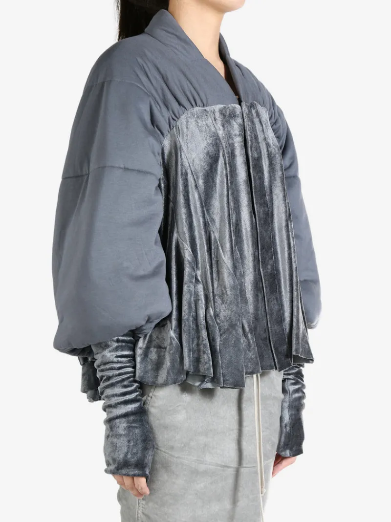 Jackets & Coats>RICK OWENS LILIES Duvetessa Cropped Giacca