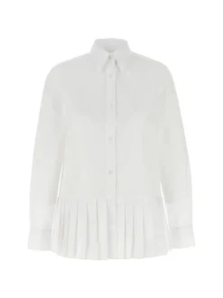 Shirts>THOM BROWNE Easy Fit Point Shirt