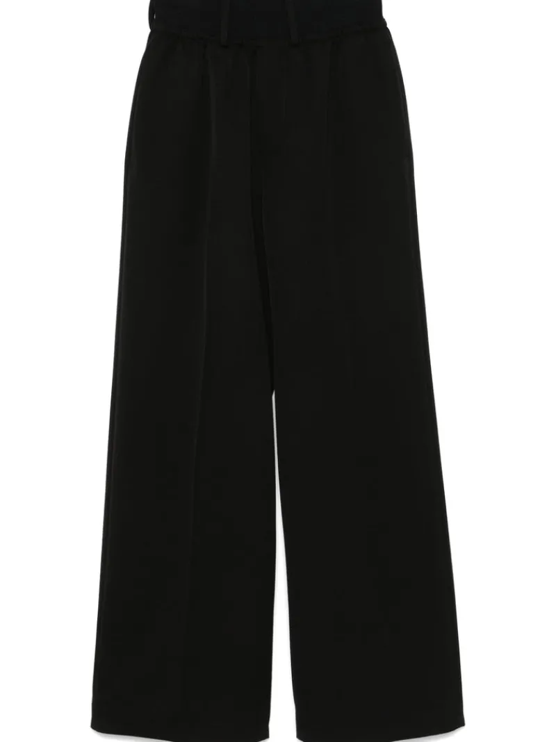 Pants>ALAINPAUL Elastic Waist Pant