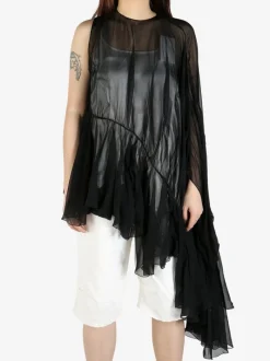 Tops>ALAINPAUL Extended Ruffle Top