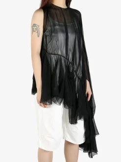 Tops>ALAINPAUL Extended Ruffle Top