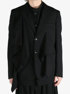 Suits & Blazers | Jackets & Coats>COMME DES GARCONS HOMME PLUS Fabric Accents Formal Jacket