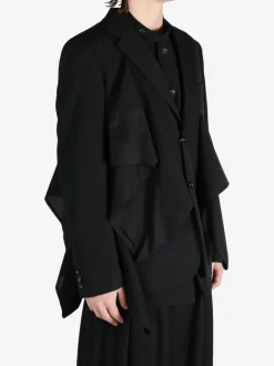 Suits & Blazers | Jackets & Coats>COMME DES GARCONS HOMME PLUS Fabric Accents Formal Jacket