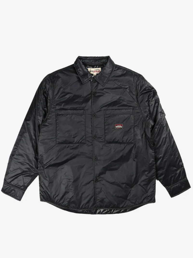 Jackets & Coats>STUSSY Fatigue Overshirt Nylon Jacket