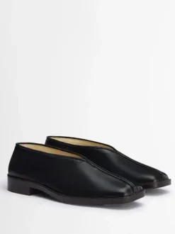 Loafers & Mules>LEMAIRE Flat Piped Slippers