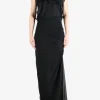 Dresses>JEAN PAUL GAULTIER Flock "Tattoo Ruban" Open Back Mesh Sleeveless Dress