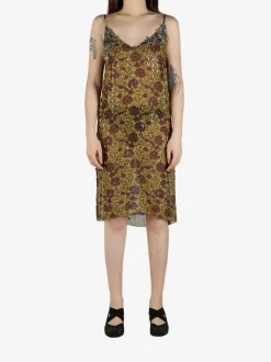 Dresses>DRIES VAN NOTEN Floral Embellished Dress