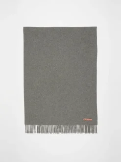 Scarves | Scarves>ACNE STUDIOS Fringe Oversized Wool Scarf