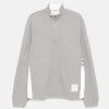 Sweats & Hoodies>THOM BROWNE Funnel Neck Half Zip Pullover