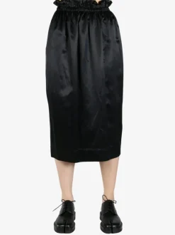 Skirts>SIMONE ROCHA Gathered Ruffle Waist Tulip Skirt