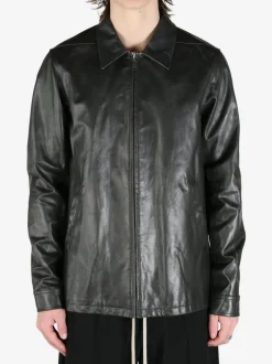 Jackets & Coats>RICK OWENS Giacca In Pelle Brad Jacket