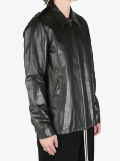 Jackets & Coats>RICK OWENS Giacca In Pelle Brad Jacket