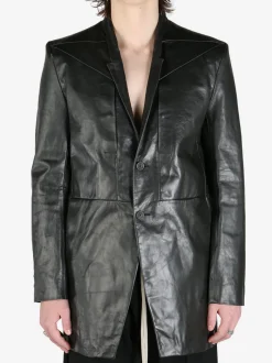 Suits & Blazers | Jackets & Coats>RICK OWENS Giacca In Pelle Lido Jacket