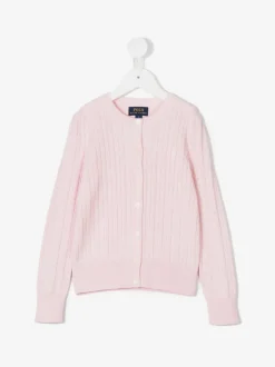 Knitwear>POLO RALPH LAUREN Girls Cable Knit Cotton Cardigan