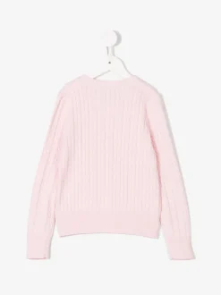 Knitwear>POLO RALPH LAUREN Girls Cable Knit Cotton Cardigan
