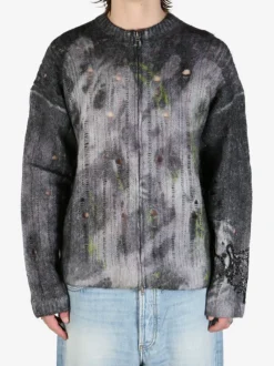 Jackets & Coats>ACNE STUDIOS Graffiti Print Jacket