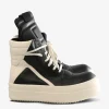 Sneakers>RICK OWENS Grain Leather Mega Bumper Geobasket