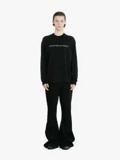 T-shirts>DET BLEV SENT Graphic Long Sleeve T-Shirt