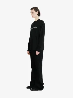 T-shirts>DET BLEV SENT Graphic Long Sleeve T-Shirt