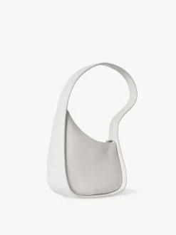 Bags>THE ROW Half Moon Leather Bag