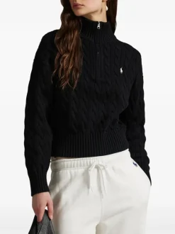 Knitwear>POLO RALPH LAUREN Half Zipper Long Sleeve Pullover