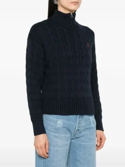 Knitwear>POLO RALPH LAUREN Half Zipper Long Sleeve Pullover