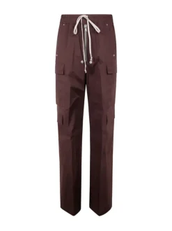 Pants>RICK OWENS Heavy Cotton Poplin Cargobelas