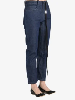 Jeans>ANN DEMEULEMEESTER Herme 5-Pocket Slim Fit Cropped Trouser