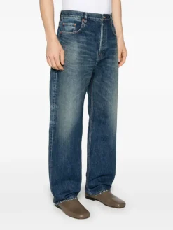 Jeans>SAINT LAURENT High Rise Straight L Pants