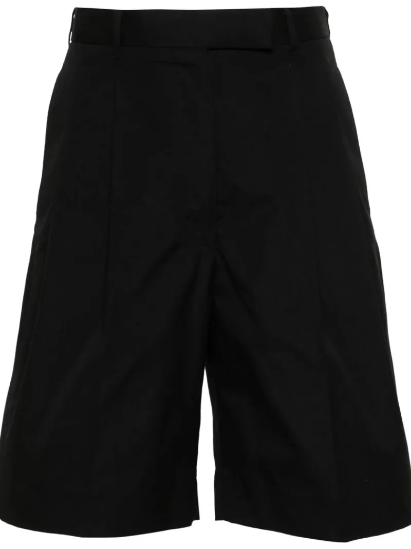 Shorts>THOM BROWNE High Waisted Double Pleat Trouser