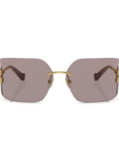 Eyewear>MIU MIU Irregular Sunglasses