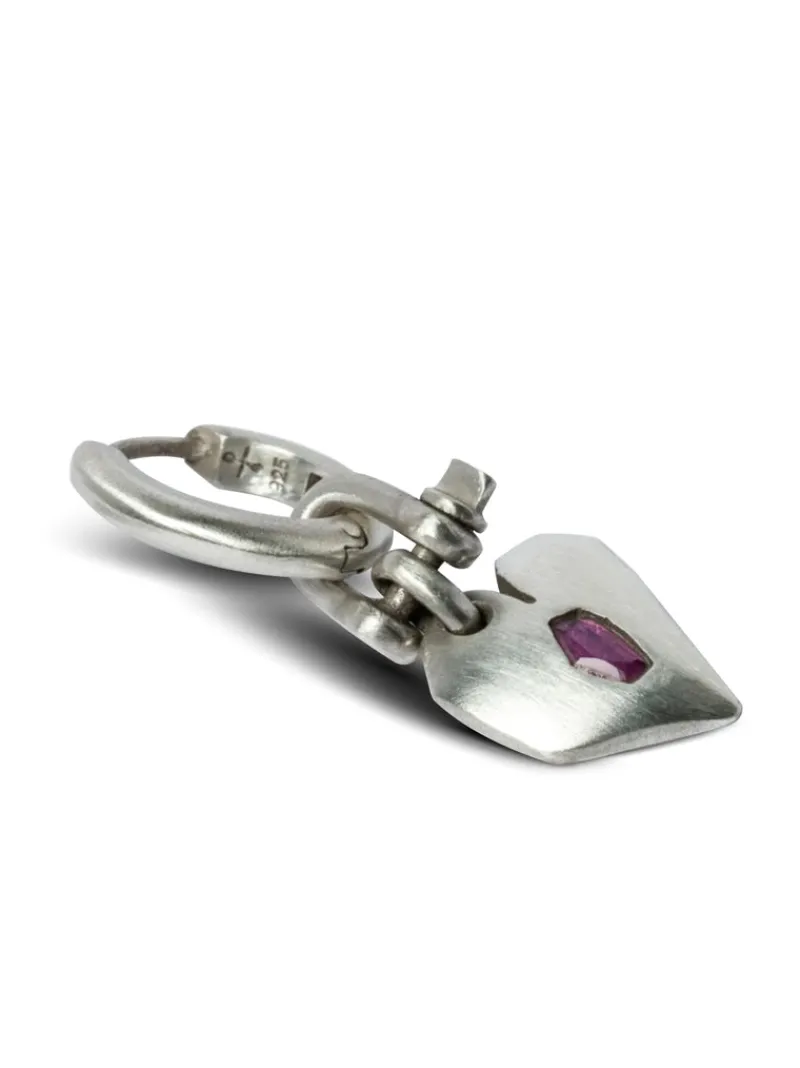 Jewelry | Jewelry>PARTS OF FOUR Jazz's Solid Heart Earring (Extra Small, 0.2 CT, Ruby Slice, MA+RUB)