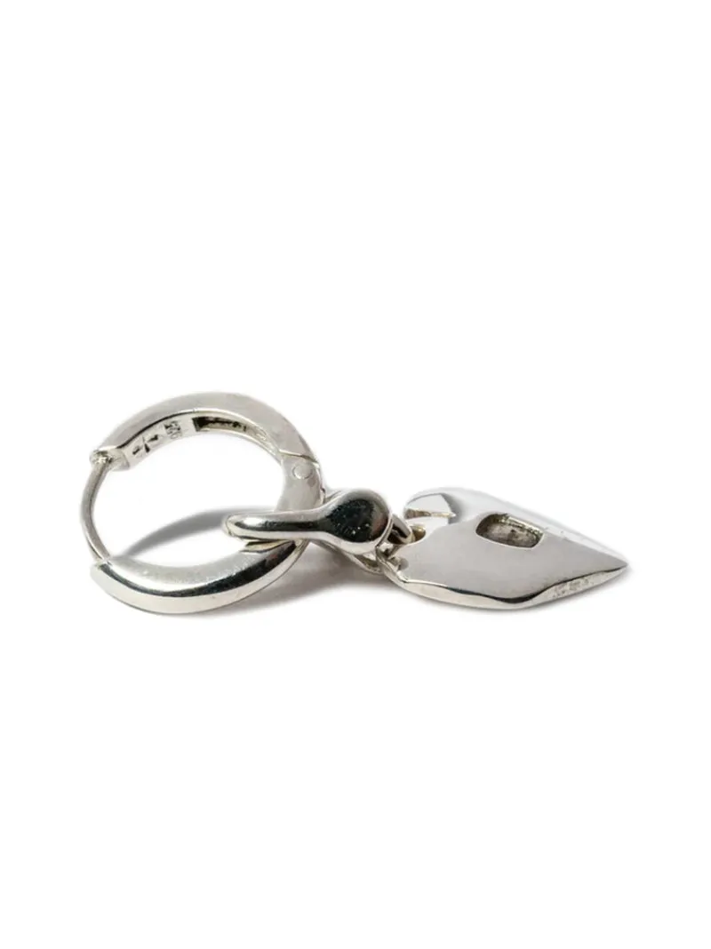 Jewelry | Jewelry>PARTS OF FOUR Jazz's Solid Heart Earring (Extra Small, 0.2 CT, Tiny Faceted Diamond Slab, PA+FCDIA)