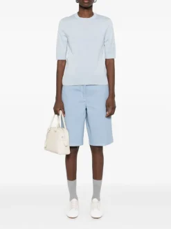 T-shirts>THOM BROWNE Jersey Stitch SS Tee