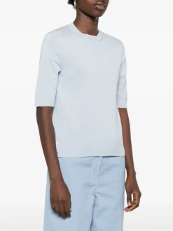 T-shirts>THOM BROWNE Jersey Stitch SS Tee