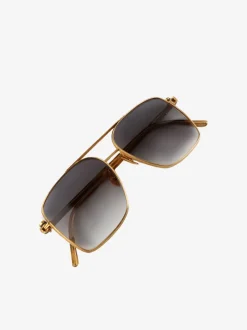 Eyewear | Eyewear>WERKSTATT MUNCHEN #2 22K Gold Sunglasses