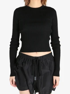 Knitwear>ANN DEMEULEMEESTER Kati Cropped Sweater
