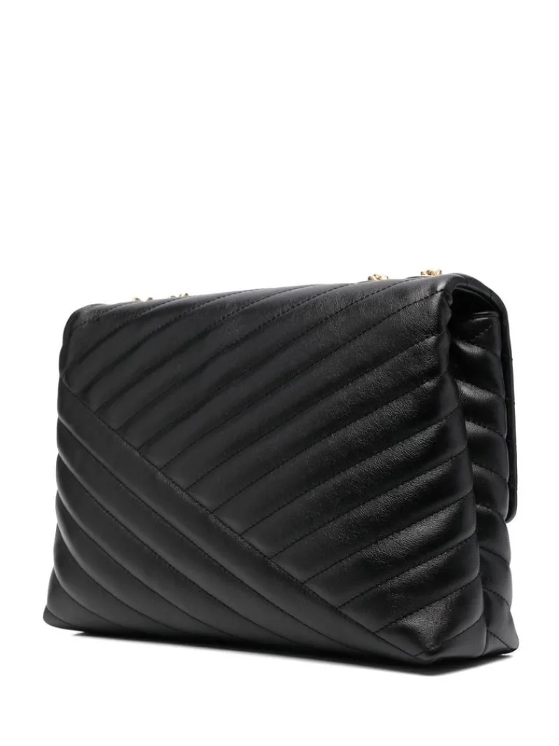 Bags>TORY BURCH Kira Chevron Convertible Shoulder Bag 001 BLACK OS