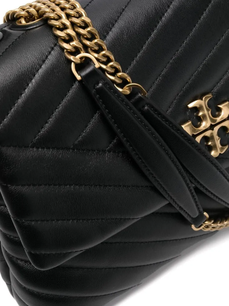 Bags>TORY BURCH Kira Chevron Convertible Shoulder Bag 001 BLACK OS
