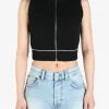 Tops>MM6 Maison Margiela Knitted Zip Vest