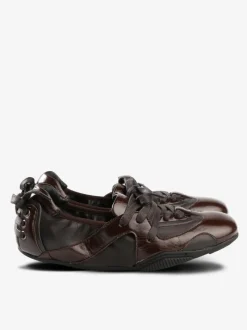 Flats>ACNE STUDIOS Lace-Up Leather Shoes