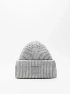 Hats | Hats>ACNE STUDIOS Large Face Logo Beanie