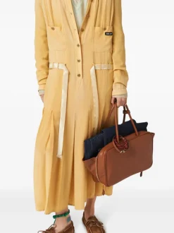Bags>MIU MIU Leather Beau Bag