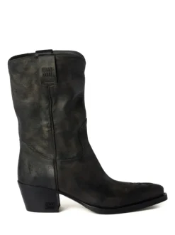 Boots>MIU MIU Leather Boots