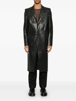 Suits & Blazers | Jackets & Coats>RICK OWENS Leather Lido Coat