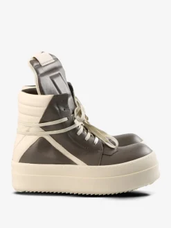 Sneakers>RICK OWENS Leather Mega Bumper Geobasket