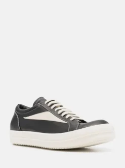 Sneakers>RICK OWENS Leather Vintage Sneakers