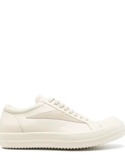 Sneakers>RICK OWENS Leather Vintage Sneaks